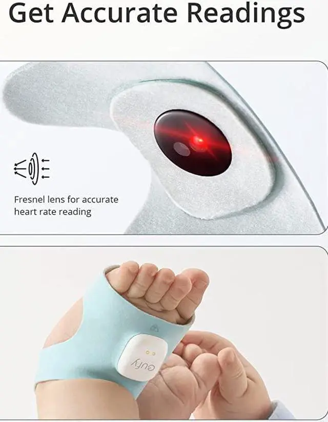 Alt view image 2 of 7 - eufy Baby Smart Sock, Track Sleep Patterns and Heart Rate, Smart Baby Monitor, for Babies 0-18 Months, Use for 24 Hours