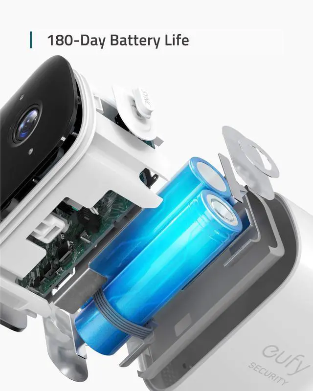 Alt view image 3 of 12 - Eufy Security eufyCam 2C Wireless Home Security Add-on Camera, Requires HomeBase 2, 180-Day Battery Life, HD 1080p, No Monthly Fee