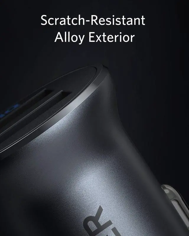Alt view image 4 of 7 - Anker Car Charger, Mini 24W Dual USB Car Charger, PowerDrive 2 Alloy Car Adapter with Blue LED for iPhone12/12 Pro/11/11 Pro/XR/Xs/Max/X, iPad Pro/Air 2/mini, Galaxy (Not Compatible with Quick Charge)