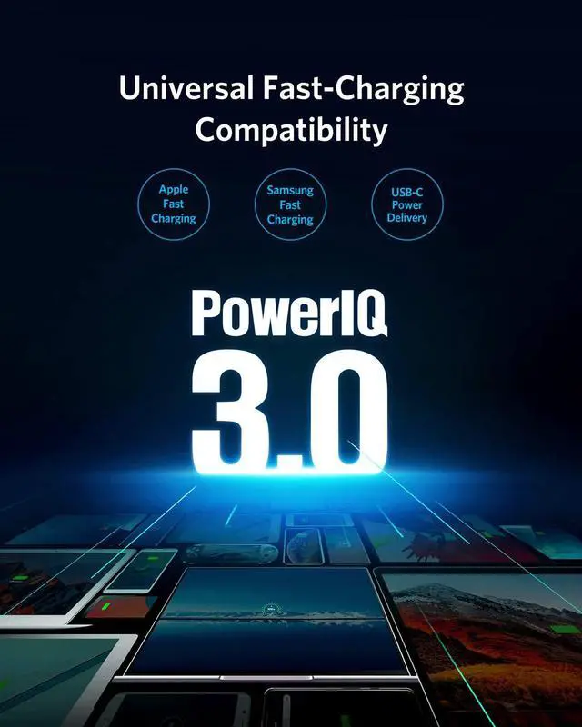 Alt view image 2 of 7 - Anker USB C Car Charger, 40W 2-Port PowerIQ 3.0 Type C Car Adapter, PowerDrive III Duo with Power Delivery for iPhone12/12 Pro 11/11 Pro/11 Pro Max/XR/Xs/Max/X, Galaxy S10/S9, Pixel, iPad Pro and More