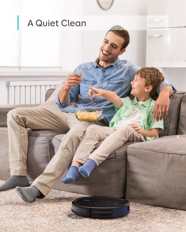 Alt view image 6 of 7 - eufy [BoostIQ] RoboVac 12, Robot Vacuum Cleaner, Suction Upgraded Based on RoboVac 11S, 1500Pa Strong Suction, Super-Thin, Quiet, Self-Charging, Cleans Hard Floors to Medium-Pile Carpets
