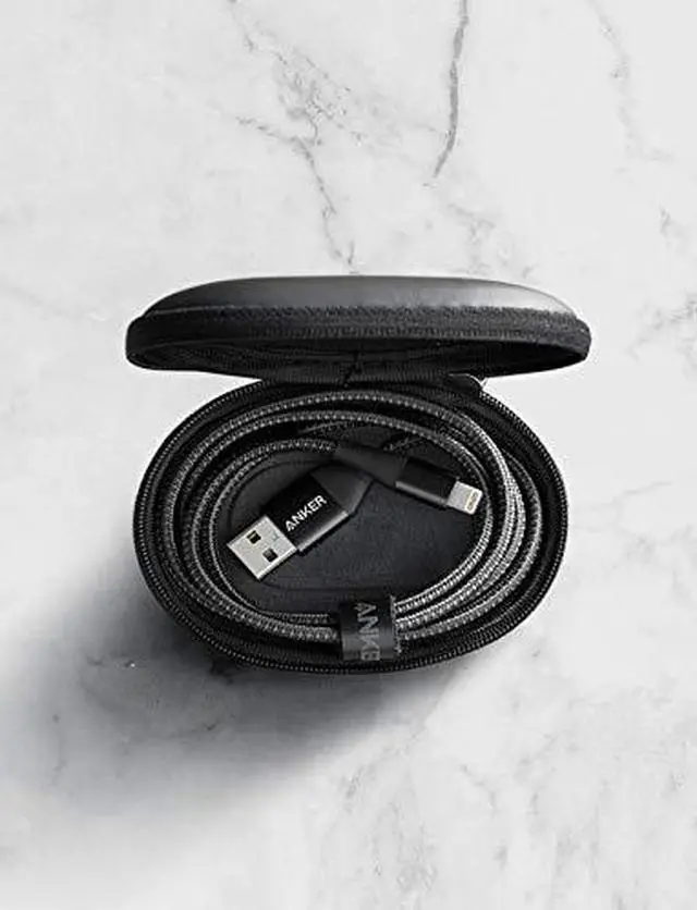 Alt view image 7 of 7 - Anker Powerline+ II Lightning Cable (6ft), MFi Certified for Flawless Compatibility with iPhone 11/11 Pro/11 Pro Max/Xs/XS Max/XR/X / 8/8 Plus / 7/7 Plus / 6/6 Plus / 5/5S and More