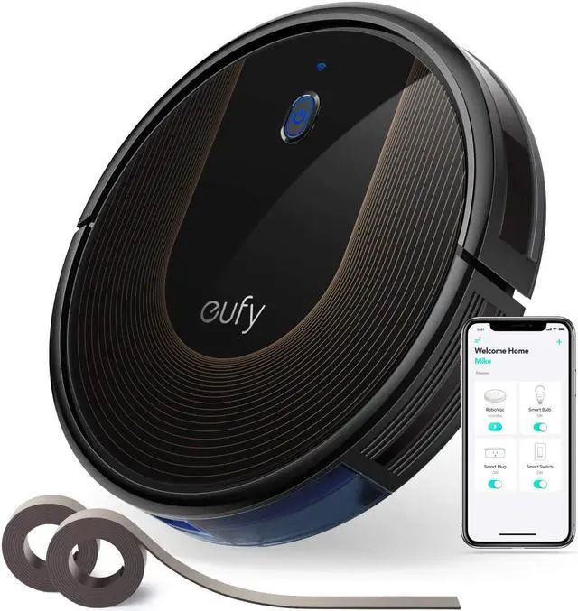 Main image of eufy [BoostIQ] RoboVac 30C, Robot Vacuum Cleaner, Wi-Fi, Super-Thin, 1500Pa Suction, Boundary Strips Included, Quiet, Self-Charging Robotic Vacuum Cleaner