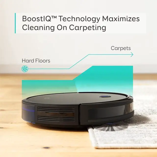 Alt view image 4 of 6 - eufy Boost IQ RoboVac 11S (Slim), 1300Pa Strong Suction, Super Quiet, Self-Charging Robotic Vacuum Cleaner, Cleans Hard Floors to Medium-Pile Carpets (Black)