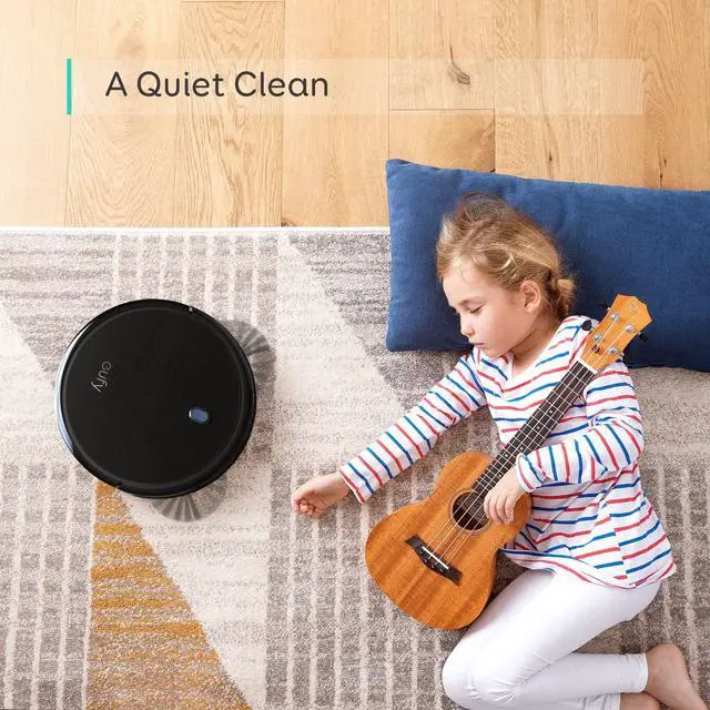 Alt view image 3 of 6 - eufy Boost IQ RoboVac 11S (Slim), 1300Pa Strong Suction, Super Quiet, Self-Charging Robotic Vacuum Cleaner, Cleans Hard Floors to Medium-Pile Carpets (Black)