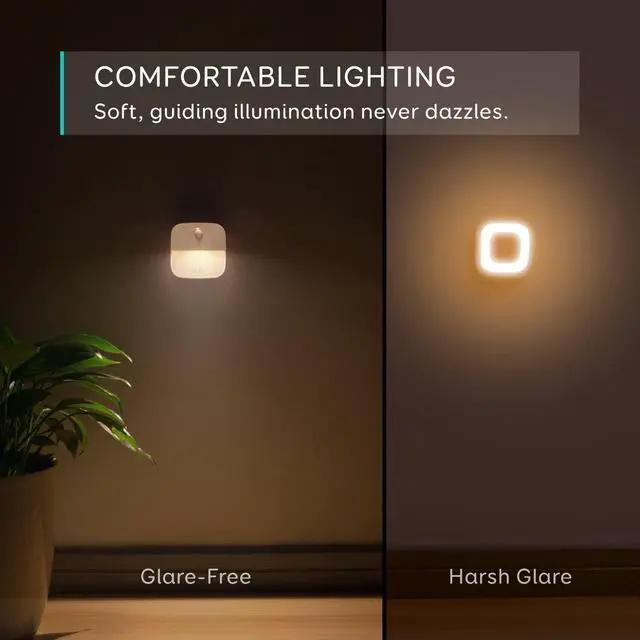 Alt view image 2 of 7 - eufy by Anker, Lumi Stick-On Night Light, Warm White LED, Motion Sensor, Bedroom, Bathroom, Kitchen, Hallway, Stairs, Energy Efficient, Compact, 3-pack