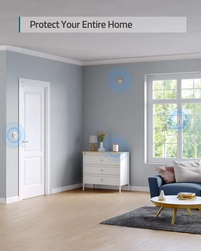 Alt view image 6 of 7 - eufy Security 5-Piece Home Alarm Kit, Home Security System, Keypad, Motion Sensor, 2 Entry Sensors, Home Alarm System, Control from The App, Links with HomeBase-Connected Devices