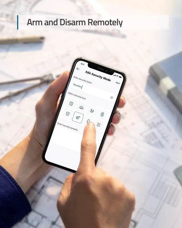 Alt view image 7 of 7 - eufy Security 5-Piece Home Alarm Kit, Home Security System, Keypad, Motion Sensor, 2 Entry Sensors, Home Alarm System, Control from The App, Links with HomeBase-Connected Devices