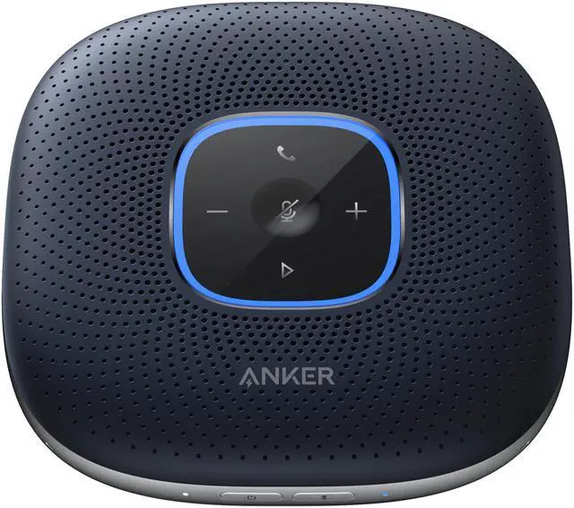 Main image of Anker PowerConf Bluetooth Speakerphone with 6 Microphones, Enhanced Voice Pickup, 24 Hour Call Time, Bluetooth 5, USB C, Conference Speaker Compatible with Leading Platforms, PowerIQ Technology