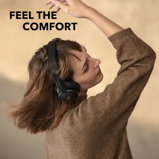 Alt view image 7 of 8 - soundcore by Anker Life Q30 Hybrid Active Noise Cancelling Headphones | Multiple Modes | Hi-Res Sound | 40H Playtime | Clear Calls | Fast Charge | Soft Earcups | Bluetooth | Travel