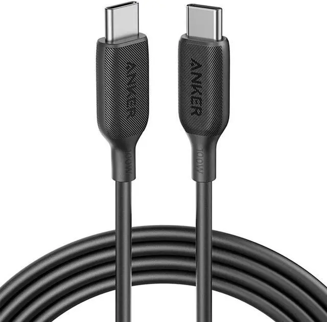 Main image of USB C Cable 100W 6ft, Anker Powerline III USB C to USB C Charger Cable 2.0, Type C Charging Cable for MacBook Pro 2020, iPad Pro 2020, iPad Air 4, Galaxy S20 Plus S9 S8, Pixel, Switch, LG V20