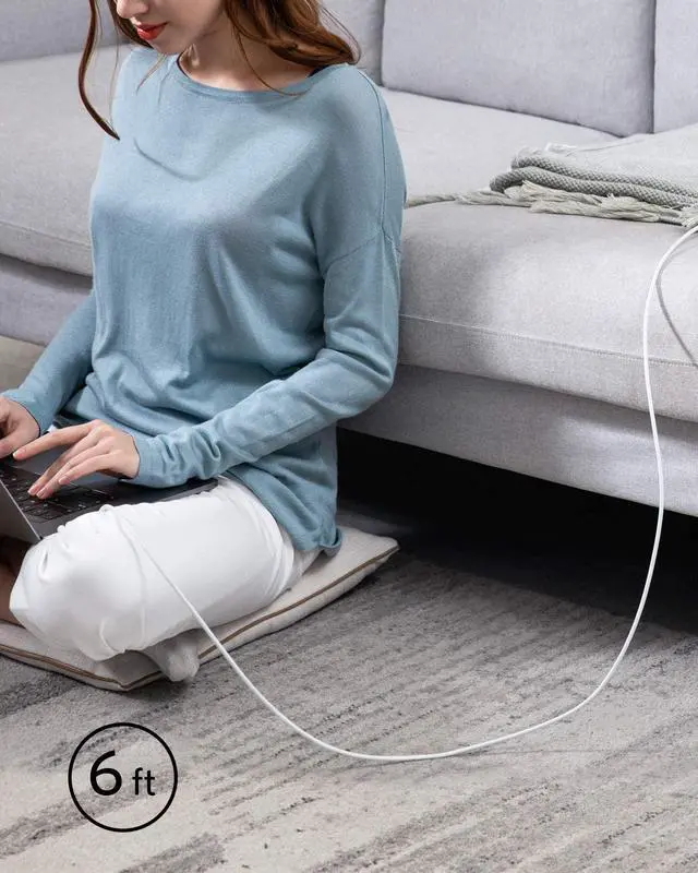 Alt view image 7 of 7 - USB C Cable 100W 6ft, Anker Powerline III USB C to USB C Charger Cable 2.0, Type C Charging Cable for MacBook Pro 2020, iPad Pro 2020, iPad Air 4, Galaxy S20 Plus S9 S8, Pixel, Switch, LG V20
