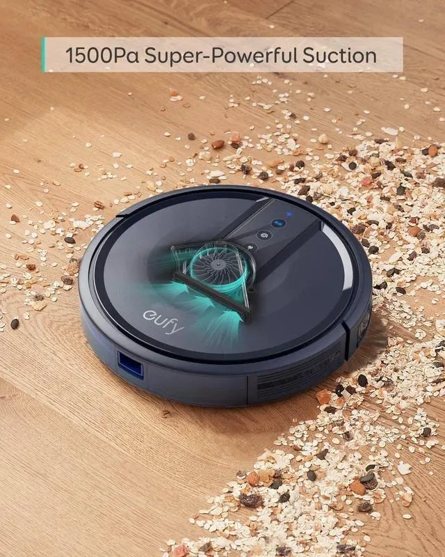 Alt view image 2 of 7 - eufy RoboVac 25C Robot Vacuum Cleaner, 1500Pa Suction, Wi-Fi Connected (Refurbished)