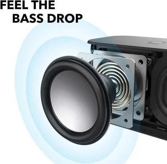 Alt view image 4 of 7 - Anker Soundcore Boost Bluetooth Speaker, Portable Speaker with Well-Balanced Sound, BassUp, 12H Playtime, USB-C, IPX7 Waterproof, Wireless Speaker with Customizable EQ via App, Wireless Stereo Pairing