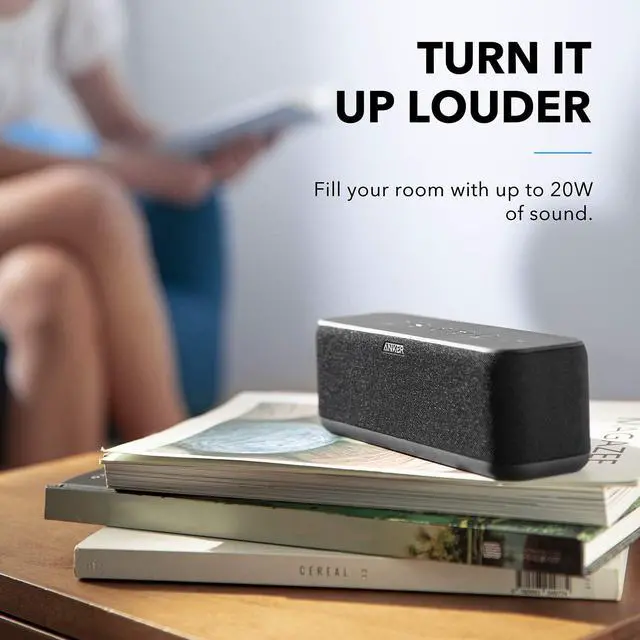 Alt view image 5 of 7 - Anker Soundcore Boost Bluetooth Speaker, Portable Speaker with Well-Balanced Sound, BassUp, 12H Playtime, USB-C, IPX7 Waterproof, Wireless Speaker with Customizable EQ via App, Wireless Stereo Pairing