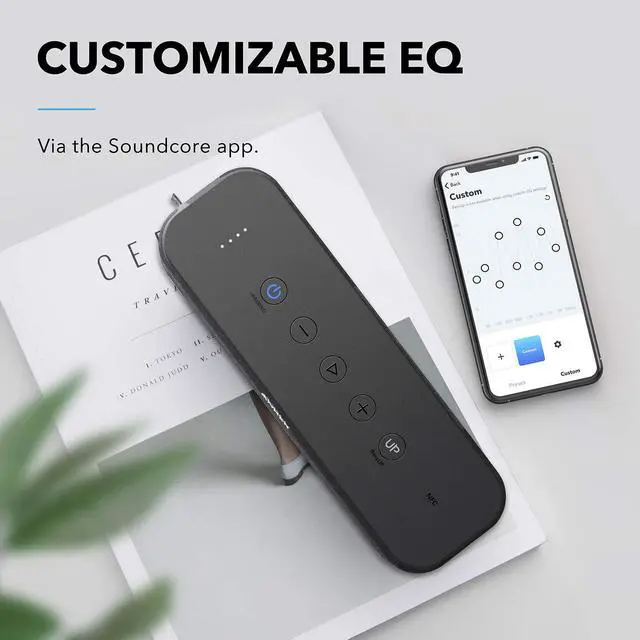 Alt view image 6 of 7 - Anker Soundcore Boost Bluetooth Speaker, Portable Speaker with Well-Balanced Sound, BassUp, 12H Playtime, USB-C, IPX7 Waterproof, Wireless Speaker with Customizable EQ via App, Wireless Stereo Pairing