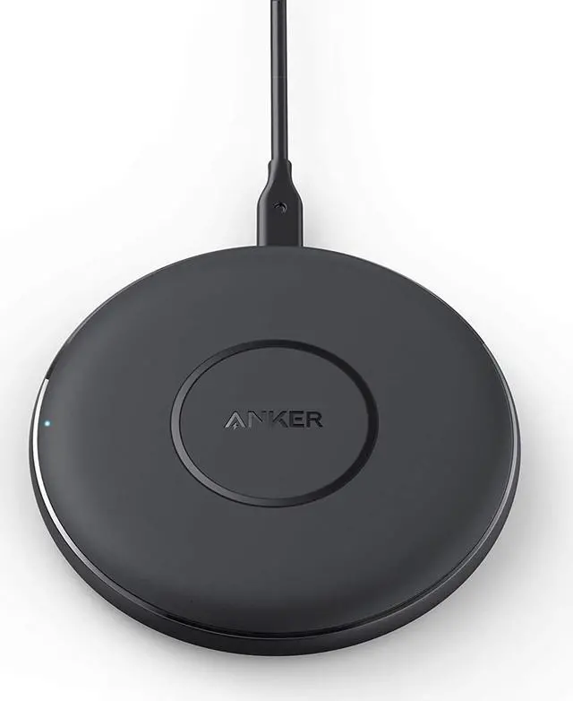 Main image of Anker 10W Max Wireless Charger, PowerWave Pad Upgraded, Qi-Certified Wireless Charging 7.5W for iPhone 11/Xs Max XR XS X 8/8 Plus, 10W for Galaxy S10 S9 S8, S9 Plus, Note 9 (No AC Adapter)