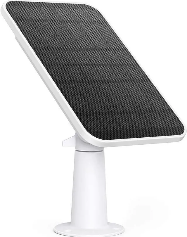 Main image of eufy Security Certified eufyCam Solar Panel, Compatible with eufyCam, Continuous Power Supply, 2.6W Solar Panel, IP65 Weatherproof