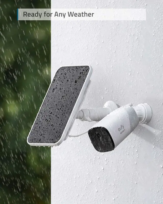 Alt view image 5 of 6 - eufy Security Certified eufyCam Solar Panel, Compatible with eufyCam, Continuous Power Supply, 2.6W Solar Panel, IP65 Weatherproof