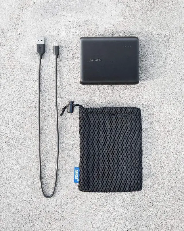 Alt view image 7 of 7 - Anker PowerCore 13000 Portable Charger - Compact 13000mAh 2-Port Ultra Portable Phone Charger Power Bank with PowerIQ and VoltageBoost Technology for iPhone, iPad, Samsung Galaxy (Black)