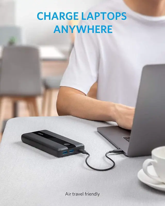 Alt view image 2 of 7 - Anker PowerCore III Elite 19200 60W Portable Charger with 65W PD Charger, PIQ 3.0 Power Bank Bundle for USB C MacBook Air/Pro/Dell XPS, iPad Pro, iPhone 12/11/mini/Pro and More