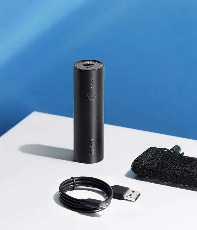 Alt view image 7 of 8 - Anker PowerCore 5000 Portable Charger, Ultra-Compact External Battery with Fast-Charging Technology, Power Bank for iPhone, iPad, Samsung Galaxy and more