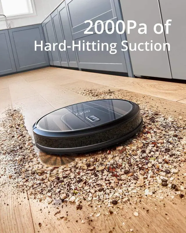 Alt view image 6 of 7 - eufy by Anker, RoboVac G30 Hybrid, Robot Vacuum with Smart Dynamic Navigation 2.0, 2-in-1 Sweep and mop, 2000Pa Suction, Wi-Fi, Boundary Strips