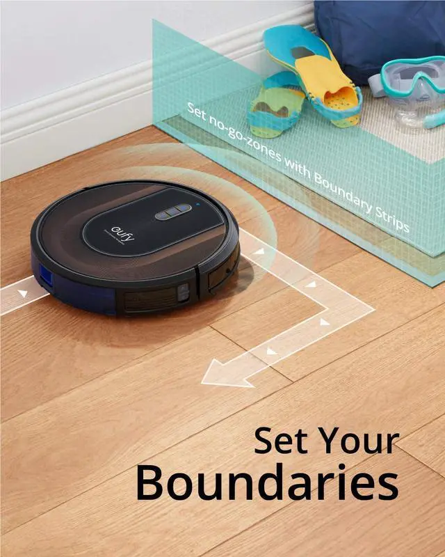 Alt view image 7 of 7 - eufy by Anker, RoboVac G30 Hybrid, Robot Vacuum with Smart Dynamic Navigation 2.0, 2-in-1 Sweep and mop, 2000Pa Suction, Wi-Fi, Boundary Strips