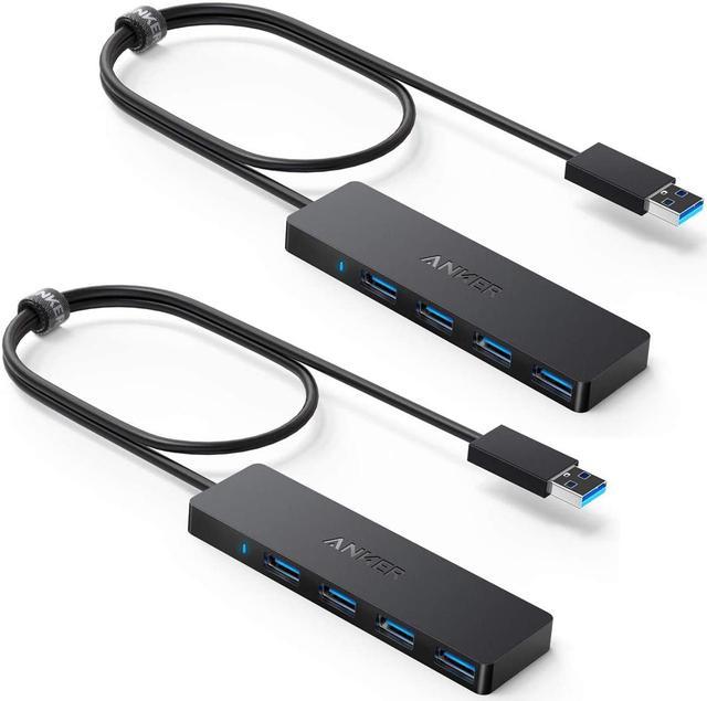 Anker 4-Port USB 3.0 Data Hub Adapter Ultra-Slim Splitter with 2 ft