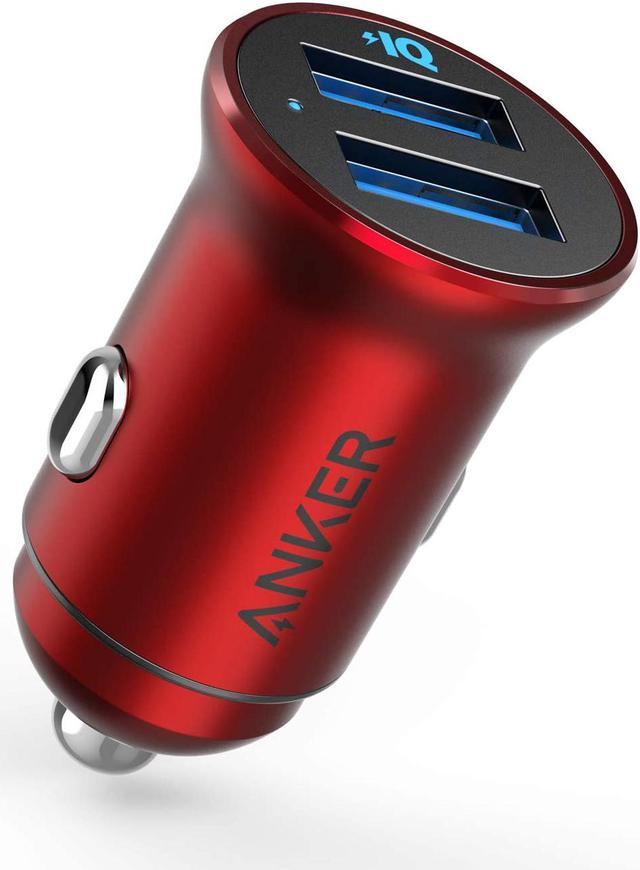 Anker Car Charger, Mini 24W Dual USB Car Charger, PowerDrive 2
