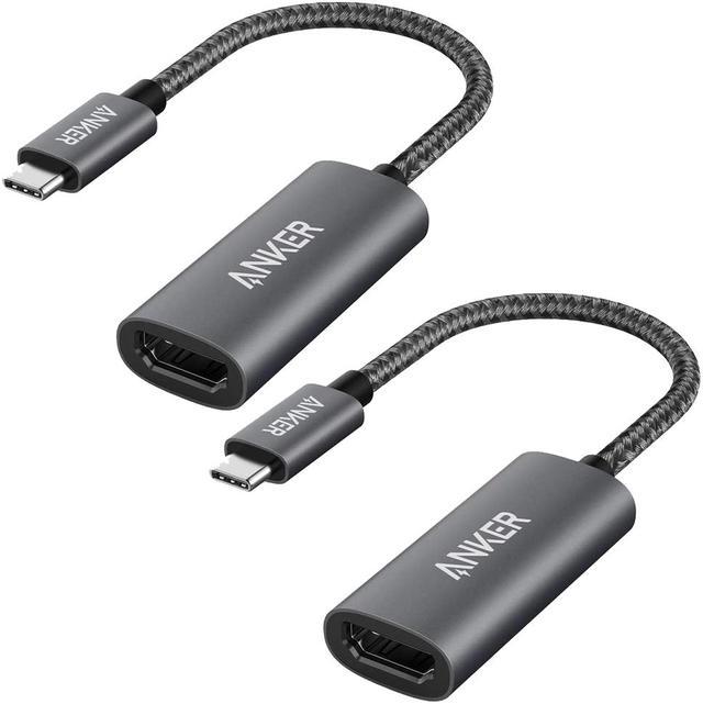 Anker Type C to HDMI Adapter Cable 4K 60H, 6ft [Thunderbolt 3 Compatible] 