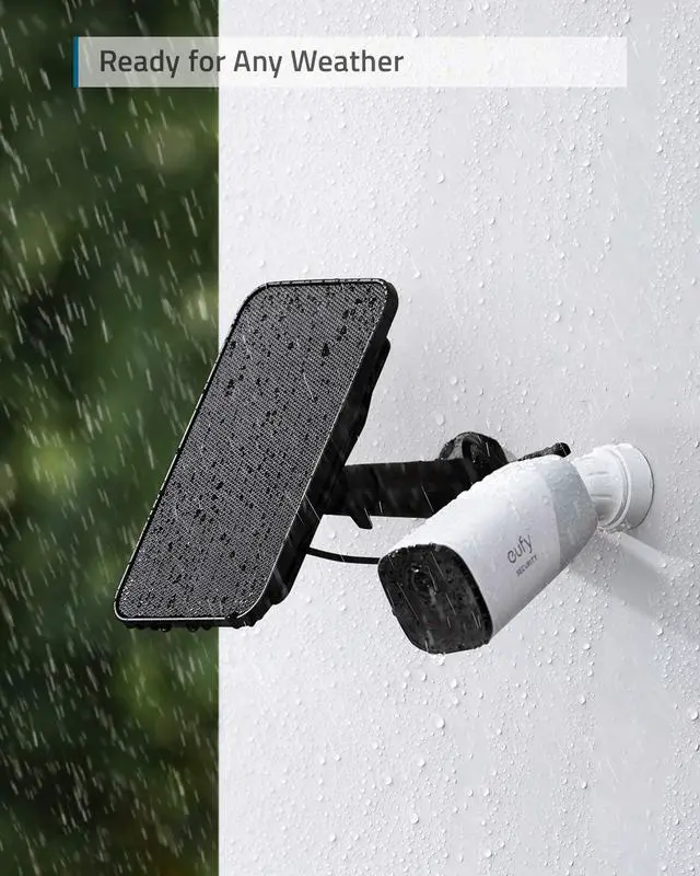 Alt view image 5 of 6 - eufy Security Certified eufyCam Solar Panel, Compatible with eufyCam, Continuous Power Supply, 2.6W Solar Panel, IP65 Weatherproof