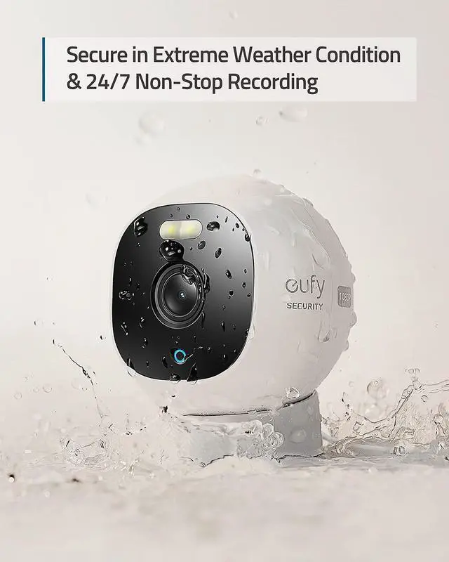 Alt view image 2 of 6 - eufy Security Solo OutdoorCam C22, All-in-One Outdoor Security Camera with 1080p Resolution, Spotlight, Color Night Vision, No Monthly Fees, Wired Camera, Security Camera Outdoor, IP67 Weatherproof