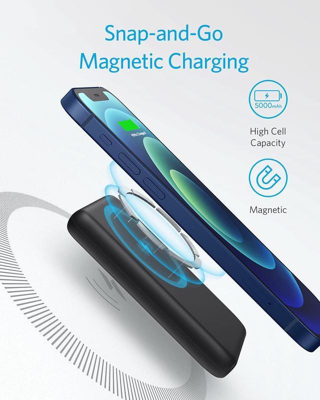 powercore magnetic 5k wireless power bank