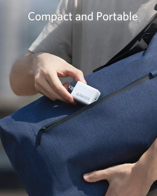 Alt view image 5 of 7 - USB C Charger, Anker 65W PIQ 3.0 PPS Compact Fast Charger Adapter, PowerPort III Pod Lite, for MacBook Pro/Air, Galaxy S20/S10, Dell XPS 13, Note 10+/10, iPhone 11/Pro, iPad Pro, Pixel, and More