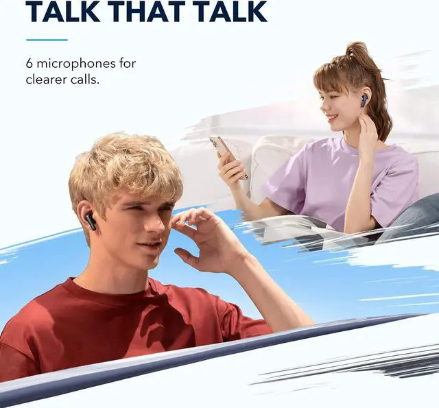 Alt view image 4 of 7 - Soundcore by Anker Life P3 Noise Cancelling Earbuds, Thumping Bass, 6 Mics for Clear Calls, Multi Mode Noise Cancelling, 35H Playtime, Wireless Charging, Soundcore App, Customized Sound, Gaming Mode