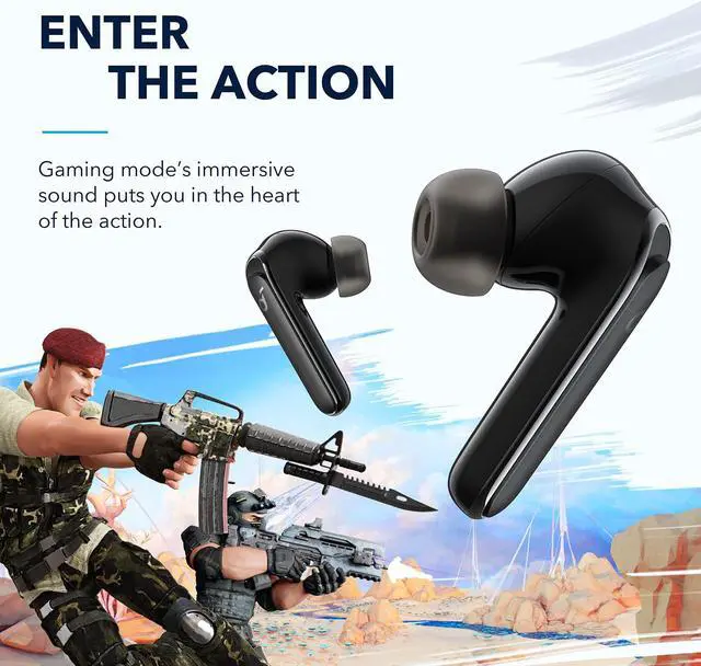 Alt view image 6 of 7 - Soundcore by Anker Life P3 Noise Cancelling Earbuds, Thumping Bass, 6 Mics for Clear Calls, Multi Mode Noise Cancelling, 35H Playtime, Wireless Charging, Soundcore App, Customized Sound, Gaming Mode
