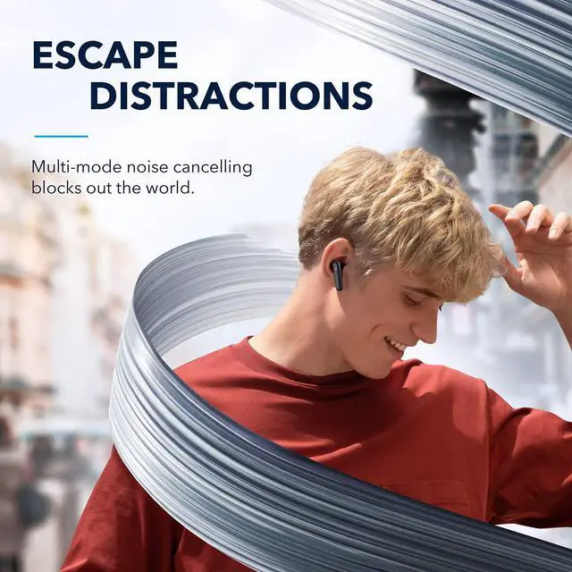 Alt view image 5 of 7 - Soundcore by Anker Life P3 Noise Cancelling Earbuds, Thumping Bass, 6 Mics for Clear Calls, Multi Mode Noise Cancelling, 35H Playtime, Wireless Charging, Soundcore App, Customized Sound, Gaming Mode