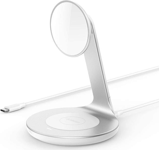 Anker Wireless Charger, PowerWave Magnetic 2-in-1 Stand with 5 ft