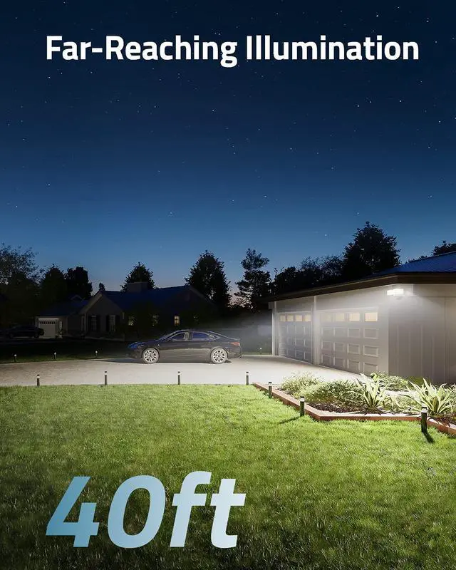 Alt view image 5 of 7 - eufy Security Floodlight Cam 2 Pro, 360-Degree Pan and Tilt Coverage, 2K Full HD Outdoor Camera, Smart Lighting, Weatherproof, On-Device AI Subject Lock and Tracking, No Monthly Fee