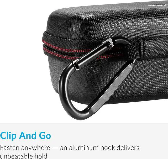 Alt view image 5 of 7 - Anker SoundCore Official Travel Case (for Anker SoundCore/SoundCore 2 Bluetooth Speaker ONLY) - PU Leather Premium Protection Carry Case