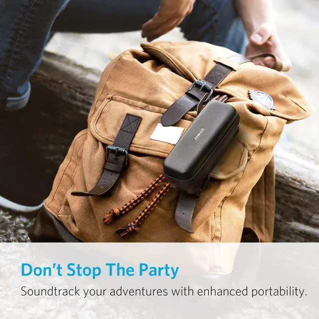 Alt view image 4 of 7 - Anker SoundCore Official Travel Case (for Anker SoundCore/SoundCore 2 Bluetooth Speaker ONLY) - PU Leather Premium Protection Carry Case