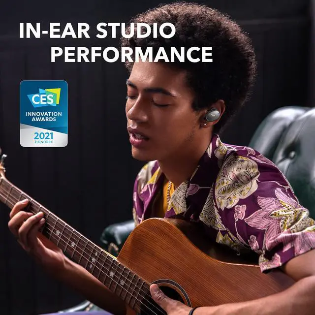 Alt view image 3 of 7 - Soundcore by Anker Liberty 2 Pro Upgraded Version True Wireless Earphones with Hi-Res Audio Wireless, LDAC Technology, Transparency Mode, 7 Hour Playtime, HearID Personalized EQ, Wireless Charging