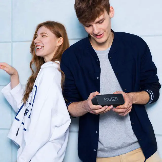 Alt view image 7 of 7 - Anker Soundcore Bluetooth Speaker with Loud Stereo Sound, 24-Hour Playtime, 66 ft Bluetooth Range, Built-in Mic. Perfect Portable Wireless Speaker for iPhone, Samsung