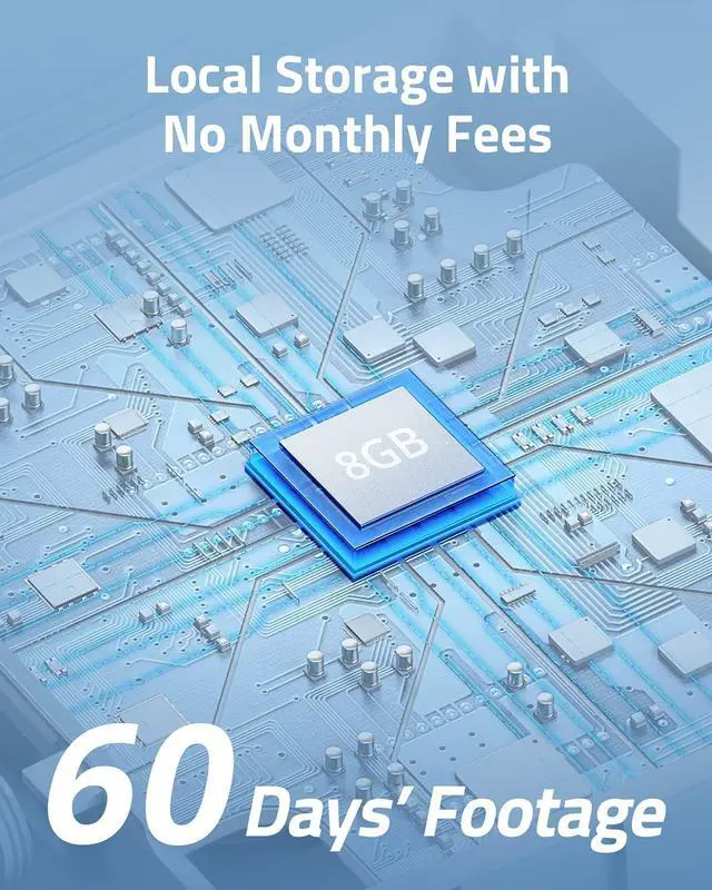 Alt view image 6 of 7 - eufy Security SoloCam S40, Solar-Powered, Wireless Outdoor Security Camera, Battery Camera, Integrated Solar Panel, Spotlight Camera, 2K Resolution, Color Night Vision, Wireless, Wi-Fi, No Monthly Fee