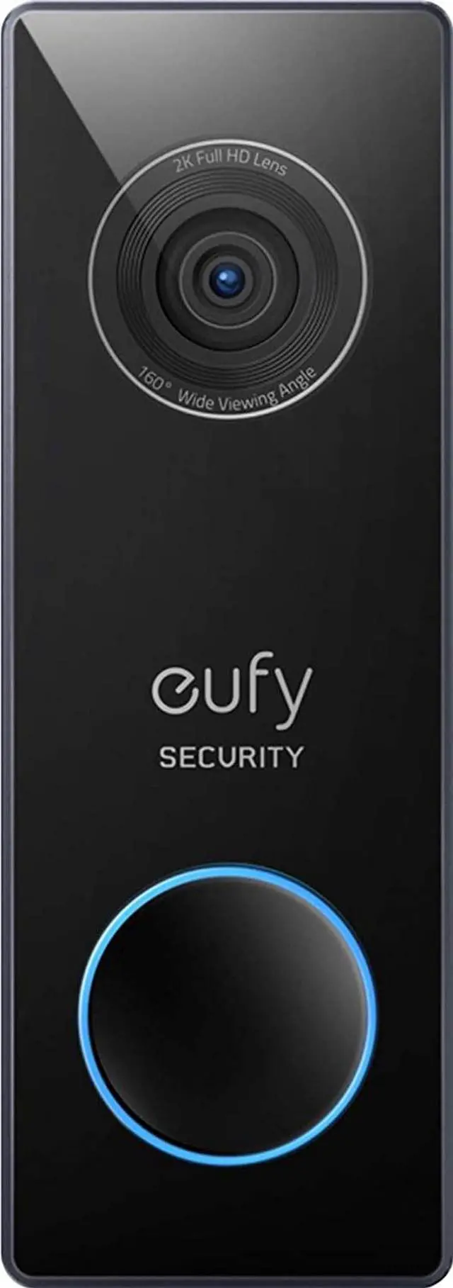 Alt view image 2 of 5 - eufy Security Wired 2K Video Doorbell. 2K Resolution, 5-Day Continuous Video Recording (CVR) on Secure Local Storage, No Monthly Fees, Human Detection, 2-way Audio, Free Wireless Chime (Renewed)
