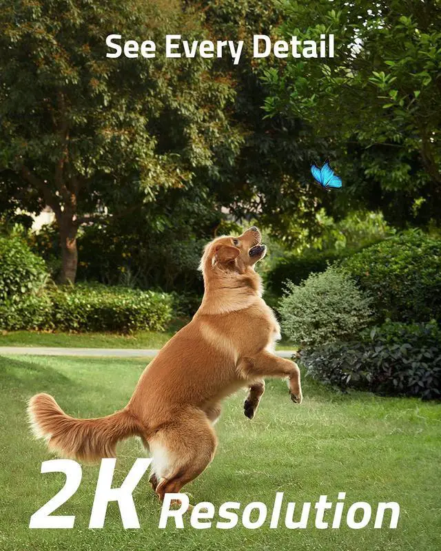 Alt view image 3 of 7 - eufy Security SoloCam S40, Solar-Powered, Wireless Outdoor Security Camera, Battery Camera, Integrated Solar Panel, Spotlight Camera, 2K Resolution, Color Night Vision, Wireless, Wi-Fi, No Monthly Fee