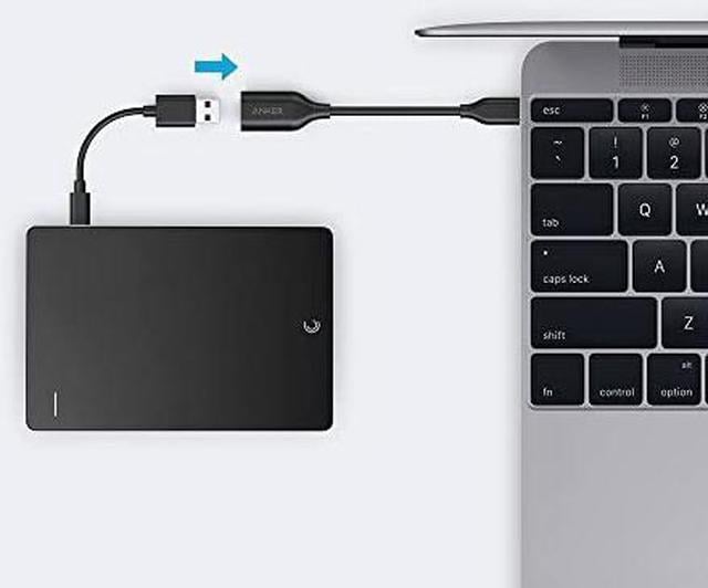 Alt view image 3 of 8 - Anker USB-C to USB 3.1 Adapter, Converts USB-C Female into USB-A Female, Uses USB OTG Technology, Compatible with Galaxy S8 S8+, Google Pixel, Nexus 6P 5X, LG V20 G5 and more