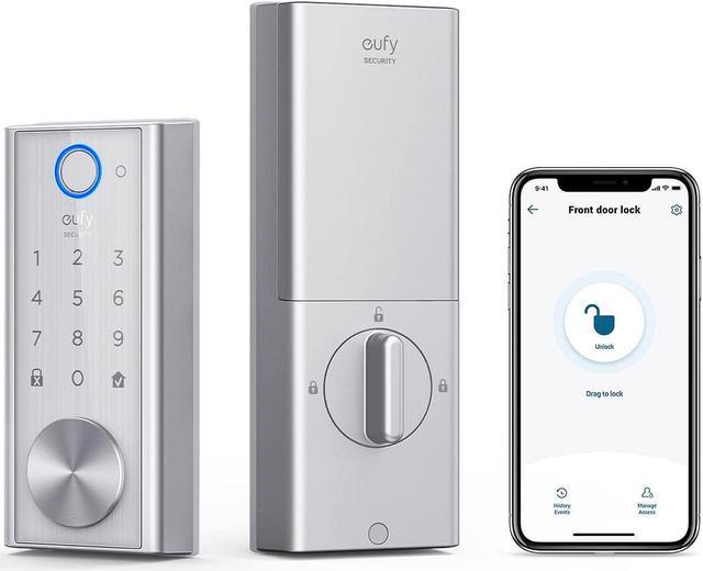 eufy Security Smart Lock Touch and Wi-Fi Deadbolt T8520J11 B&H