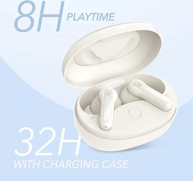 Alt view image 6 of 6 - Soundcore by Anker Life P2 Mini True Wireless Earbuds, 10mm Drivers with Big Bass, Custom EQ, Bluetooth 5.2, 32H Playtime, USB-C for Fast Charging, Tiny Size for Commute, Work
